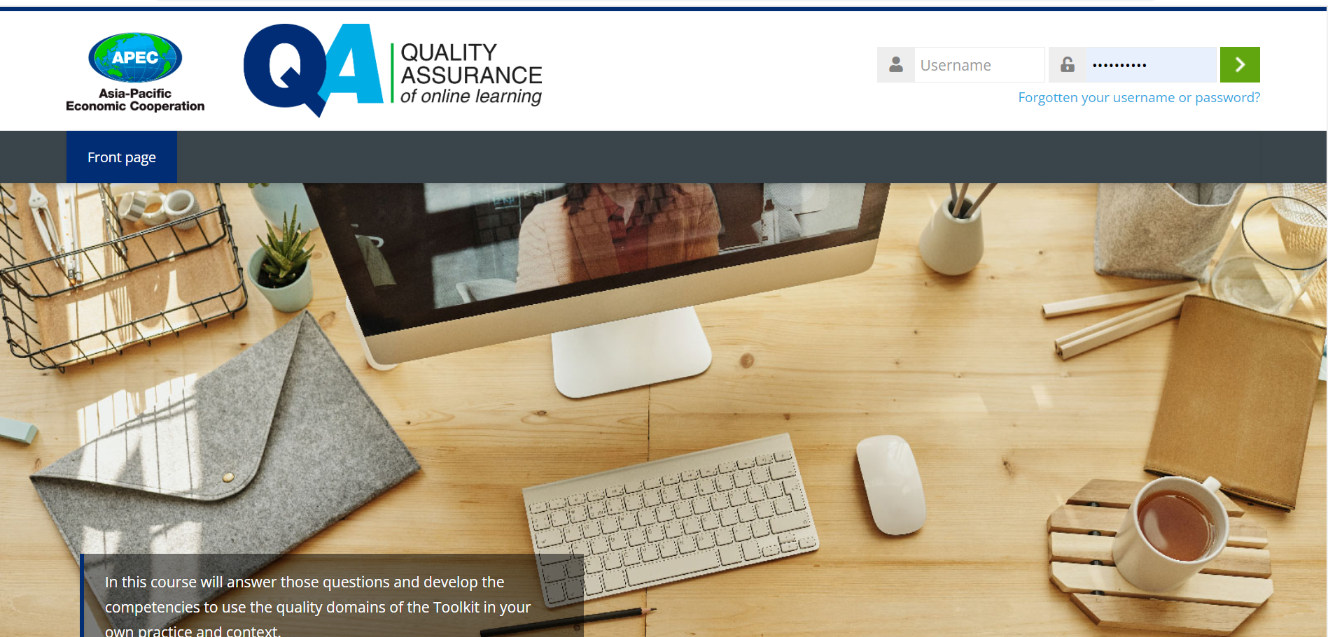 online course APEC quality assurance Tarea Global